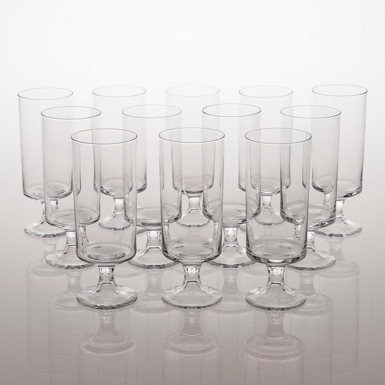 TAPIO WIRKKALA, Olutlaseja, 12 kpl, "Karelia", Iittala.