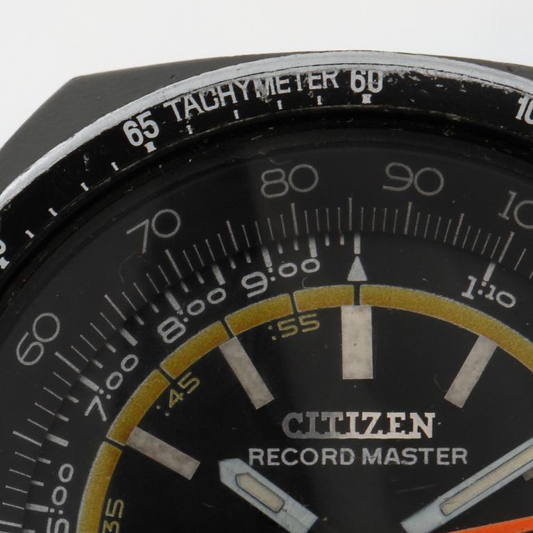 CITIZEN, Record Master, Rally Custom, "Tachymeter", chronograph, wristwatch, 42,5 mm.