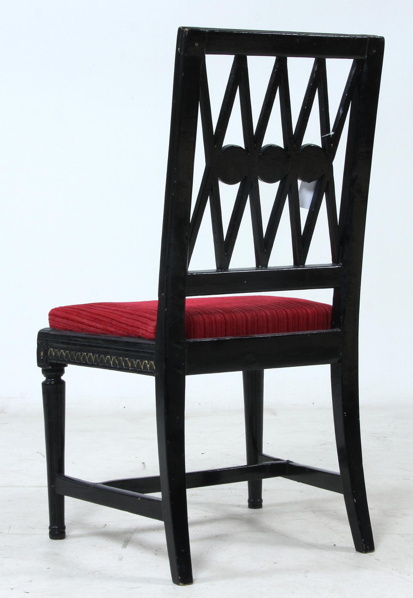 STOL, gustavianskt provinsarbete, omkring sekelskiftet 1700/1800.