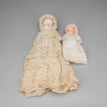 DOCKOR, 2 st, porslin. 1900-tal.