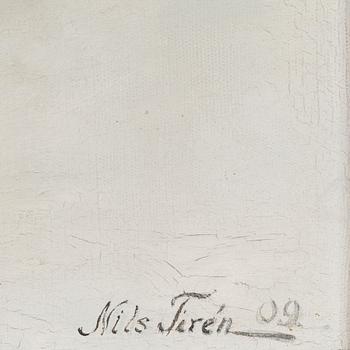 NILS TIRÉN, olja på duk, sign o dat 09.