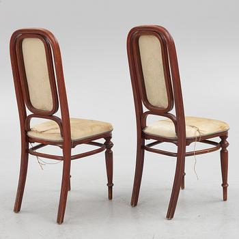 Chairs, 4 pcs, Thonet, model no. 32, late 19th century.