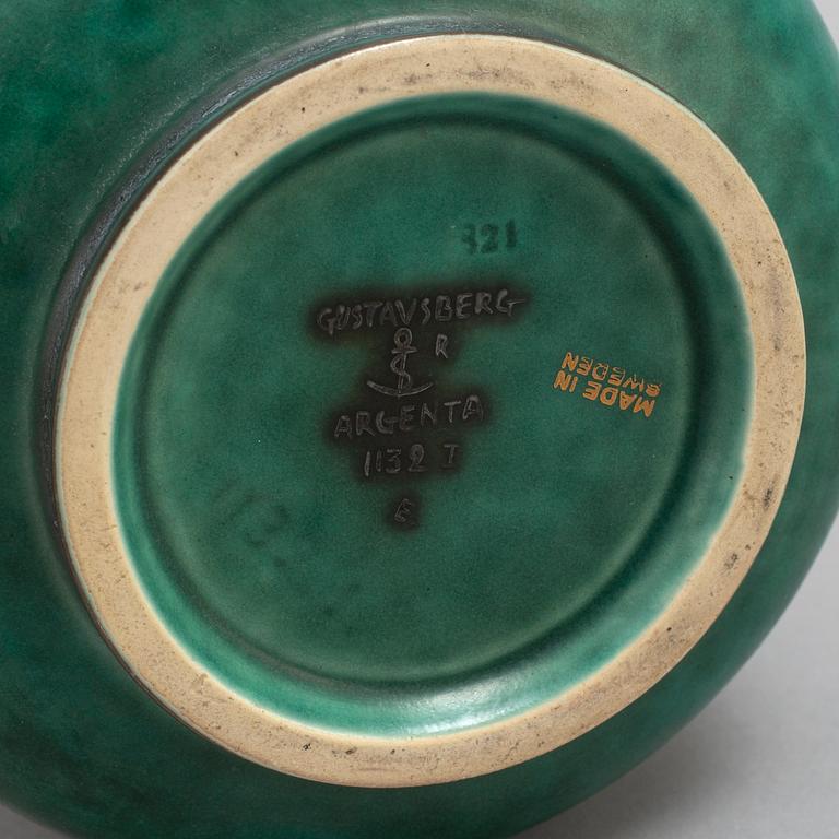 WILHELM KÅGE, vas, stengods, "Argenta", Gustavsberg.