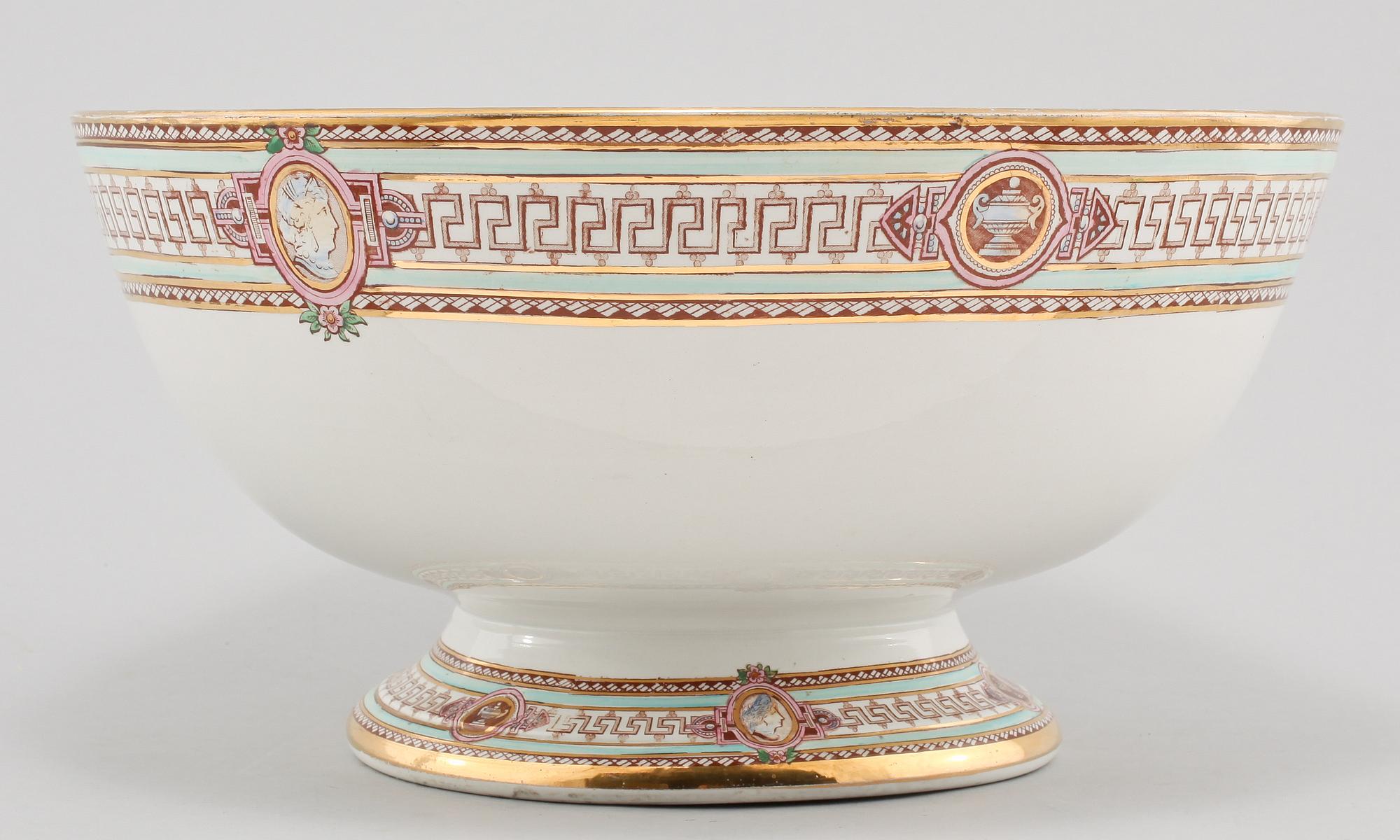 BÅLSKÅL, porslin, "Svea", Gustavsberg, tidigt 1900-tal.