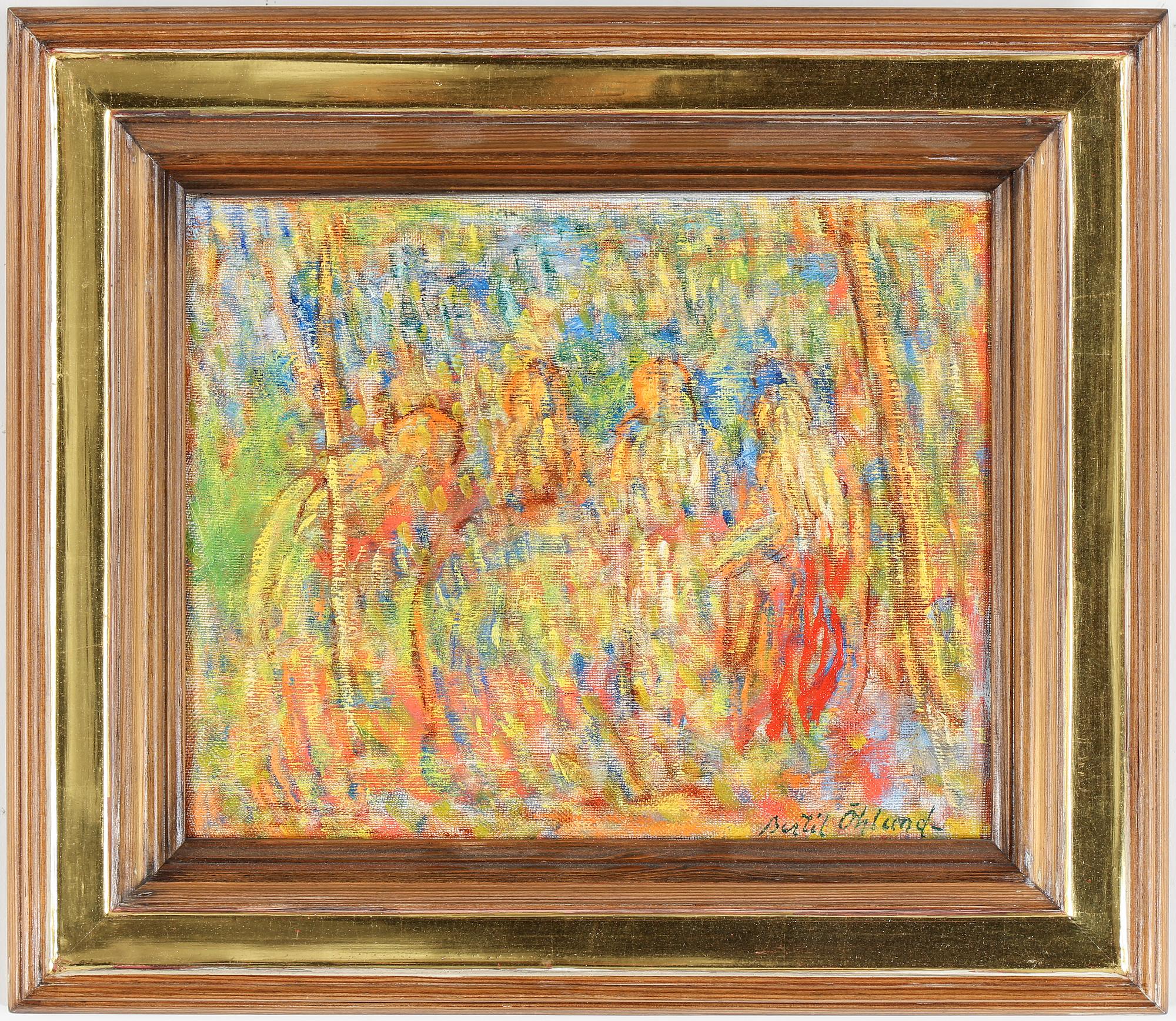 BERTIL ÖHLUND, olja på duk, signerad. Daterad a tergo 1972.