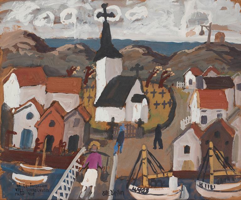 Olle Olsson-Hagalund, Motiv från Gullholmen.