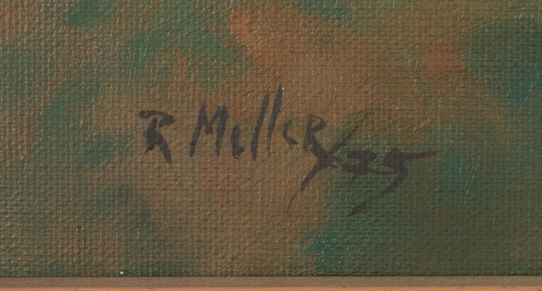 Reijo Meller, oil on canvas, signed and dated -75.