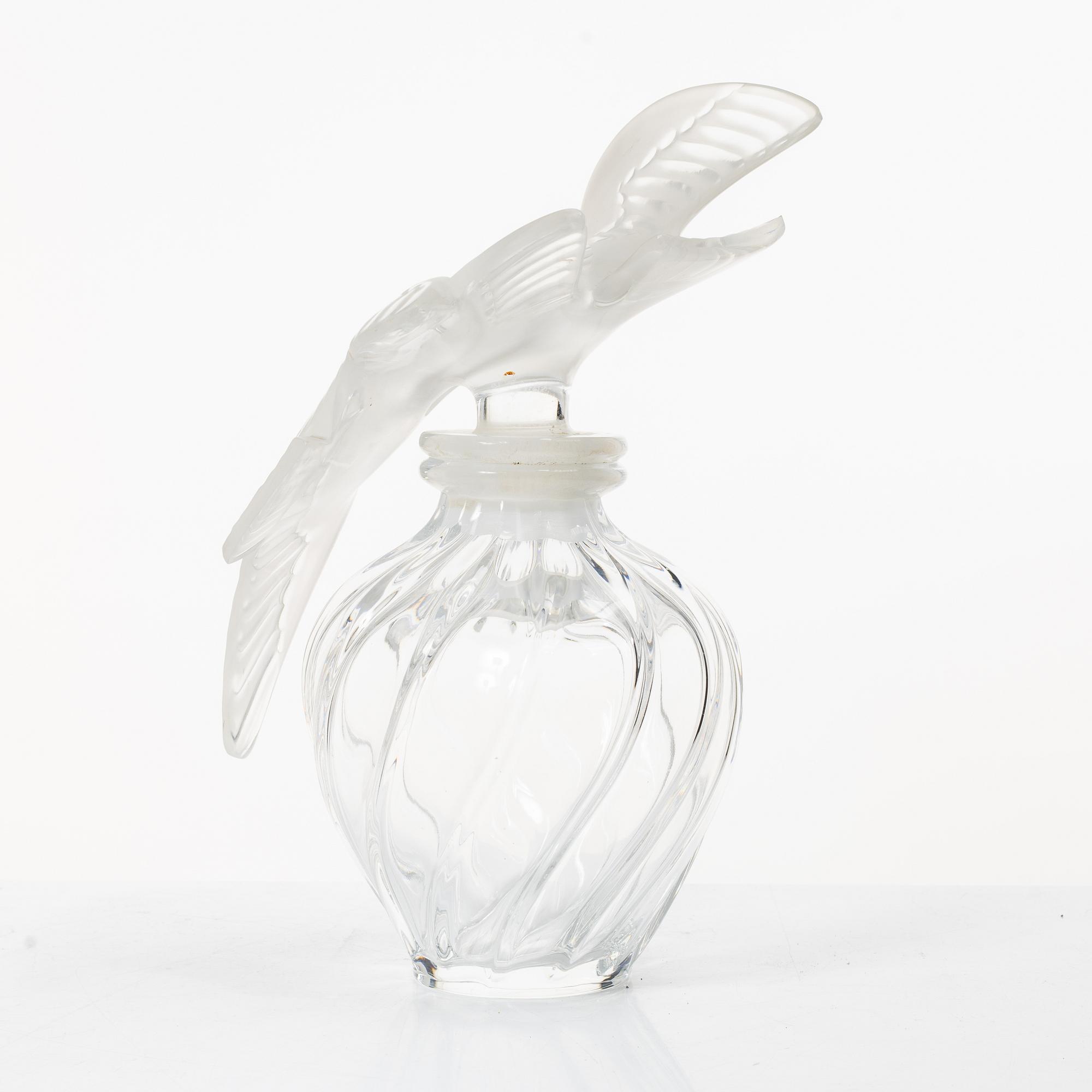 Nina Ricci, parfymflaska, "L'air du temps", Lalique.