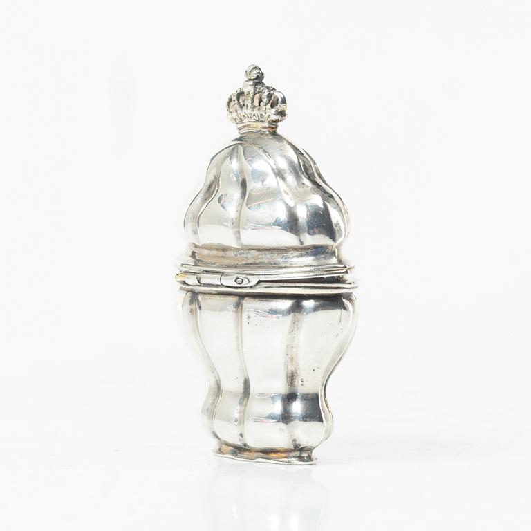Rokoko, A Swedish silver box, mark of Lars Engström, Malmö, active 1753-1759 (1761).