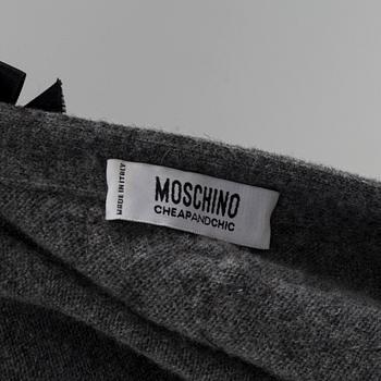 Cardigan and top by Moschino, Cheap and Chic.