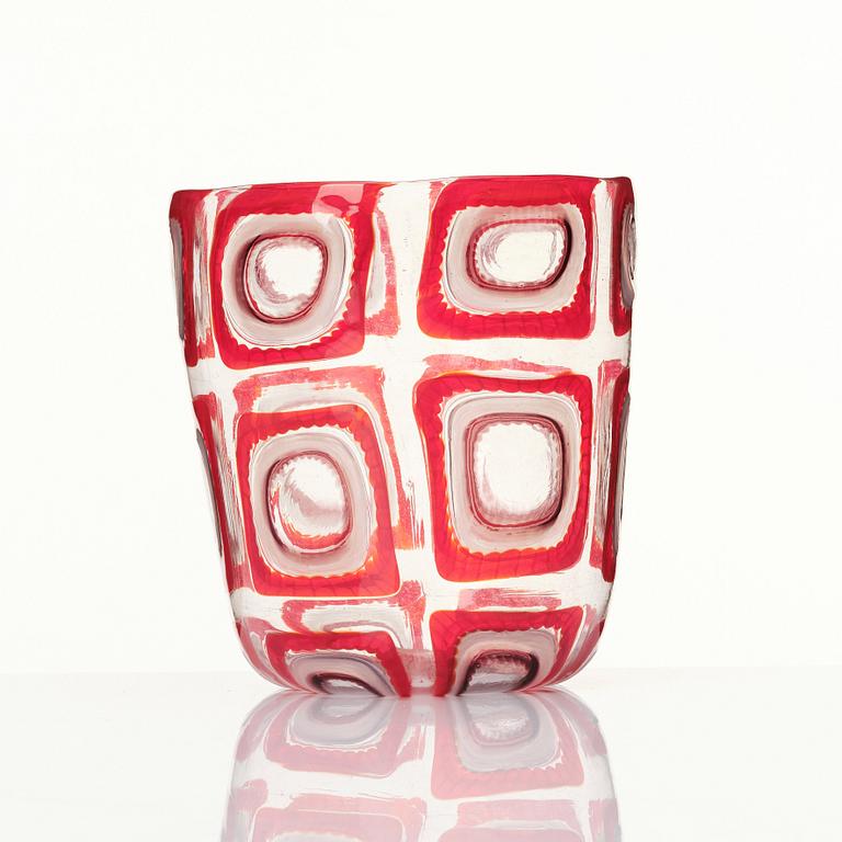 Ercole Barovier, a 'Dorico ' vase, Barovier e Toso Murano Italy 1960s.