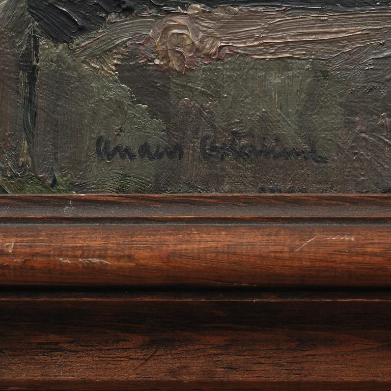 ANDERS OSTERLIND, olja på duk, sign.