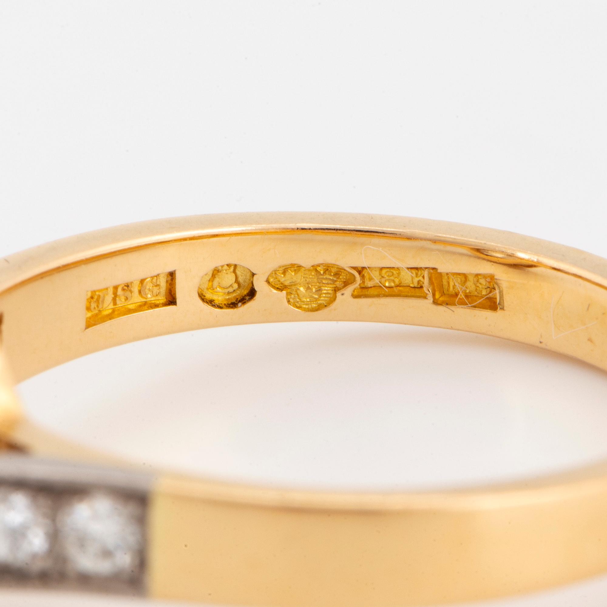 Old-cut ca 2,50 ct diamond ring.