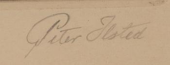 PETER ILSTED, etching signed.