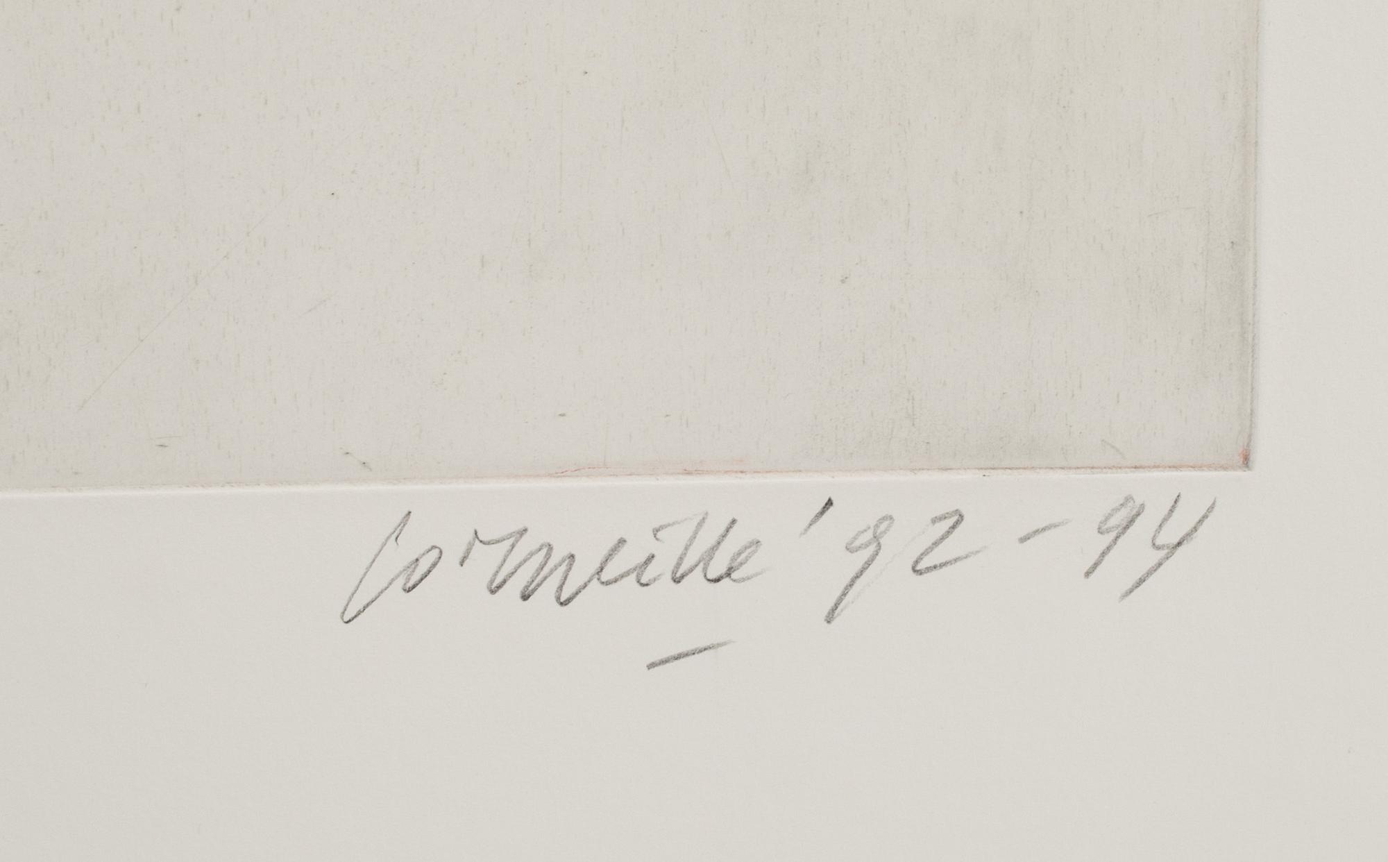BEVERLOO CORNEILLE, akvatintetsning, signerad och numrerad 8/60, daterad 92-94.