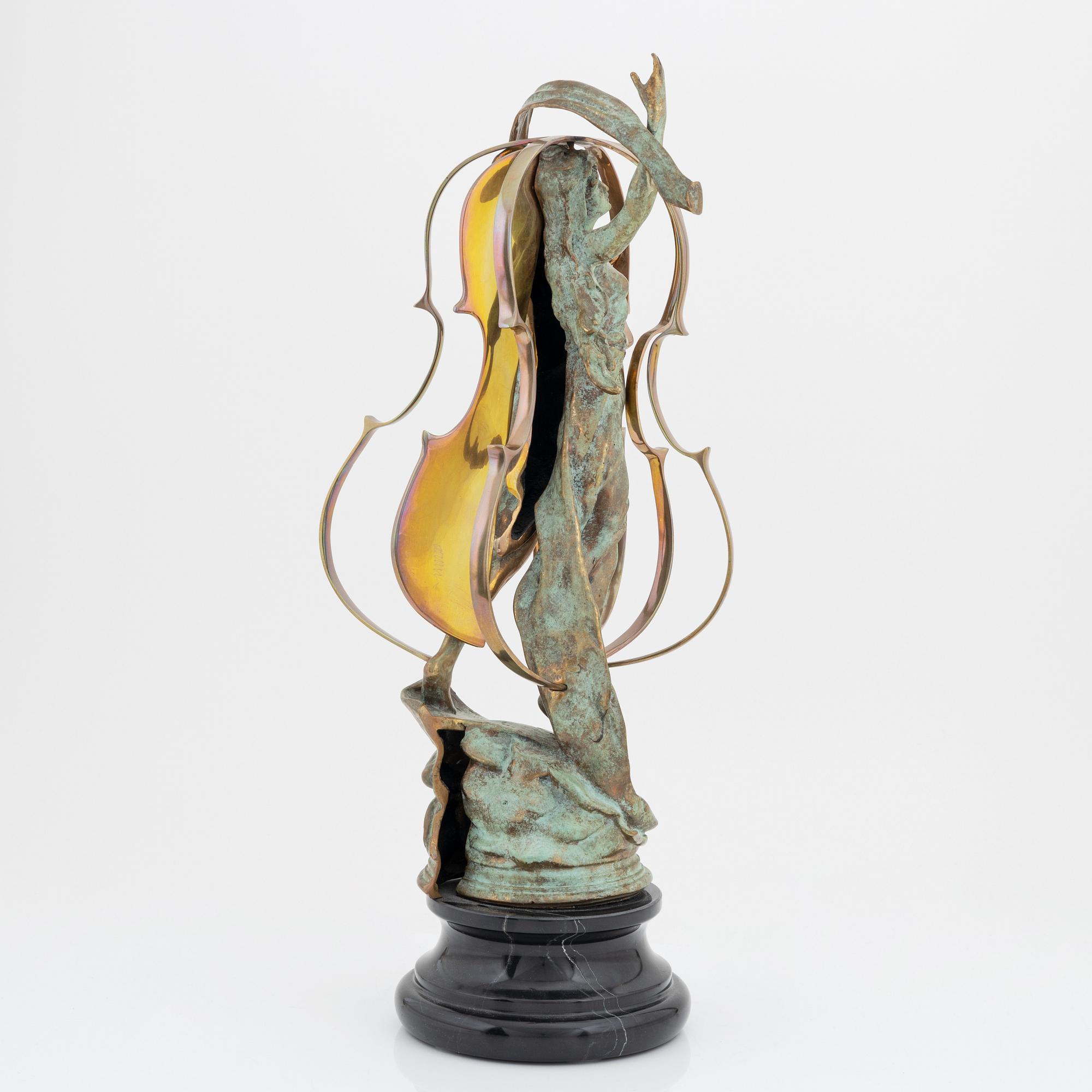 Arman, sculpture. Stamp signed. Numbered Foundry mark. Total height 59 cm.