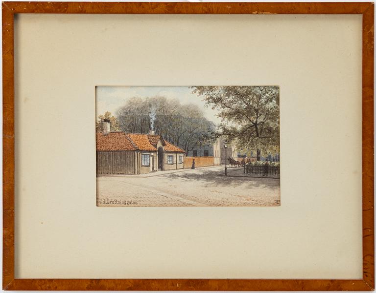 Fredrik Isberg, "vid Drottninggatan".