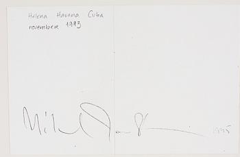 Mikael Jansson, "Helena, Havana, Cuba", 1993.