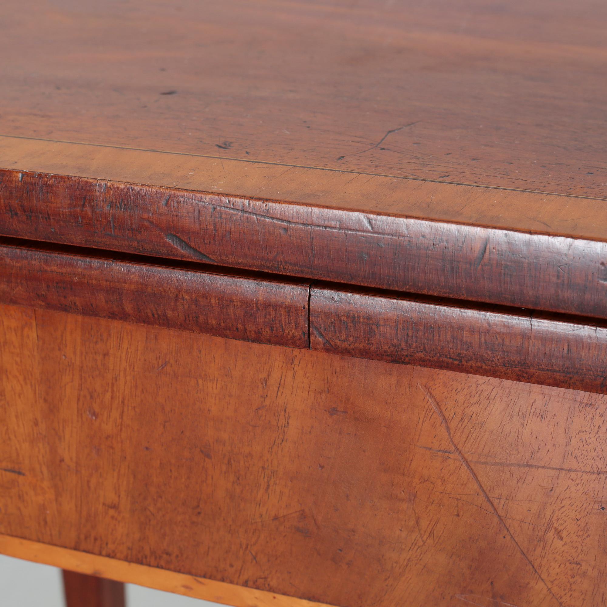 A Swedish Karl-Johan card table, from the first half of the 19th century.