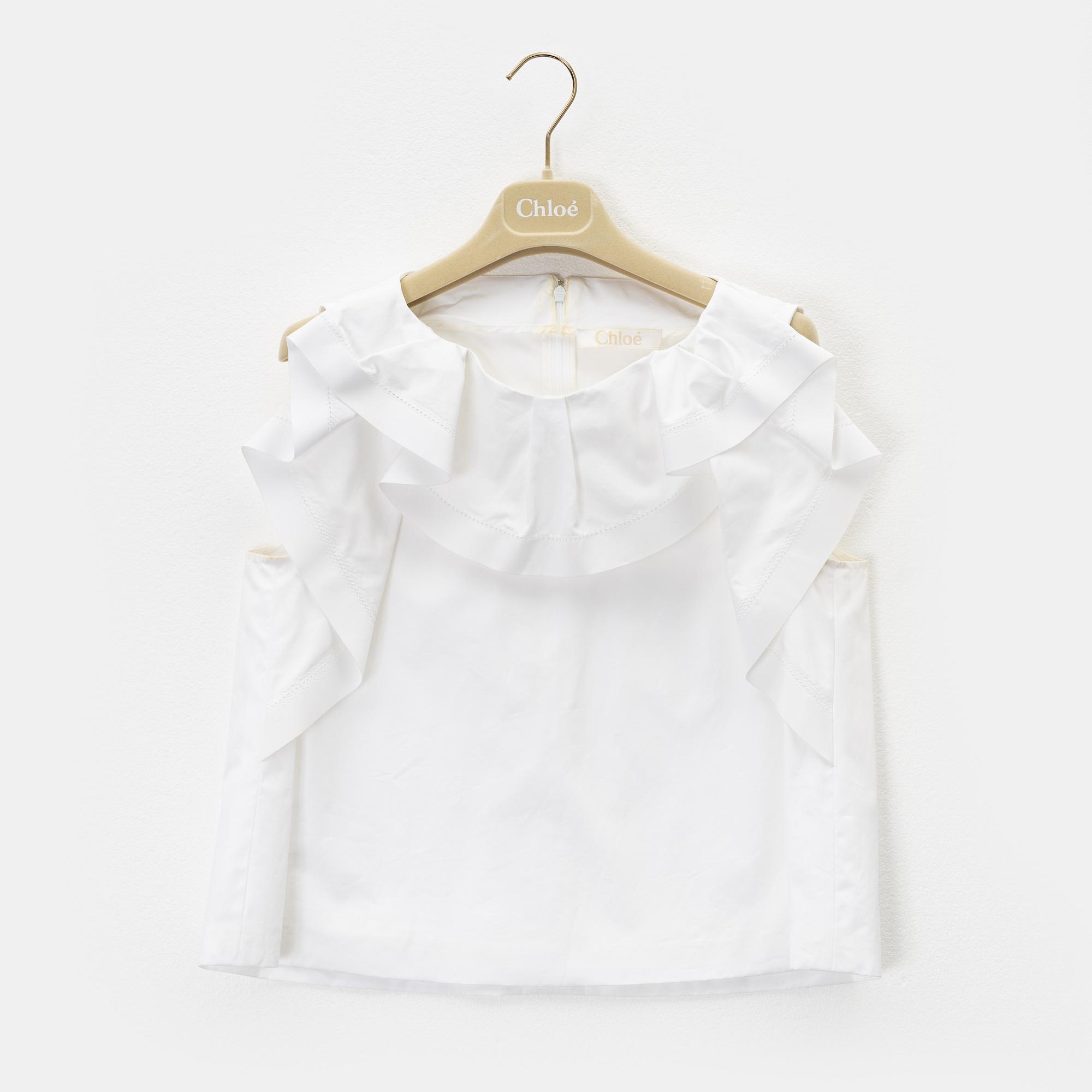 Chloé, a cotton top, size 36.