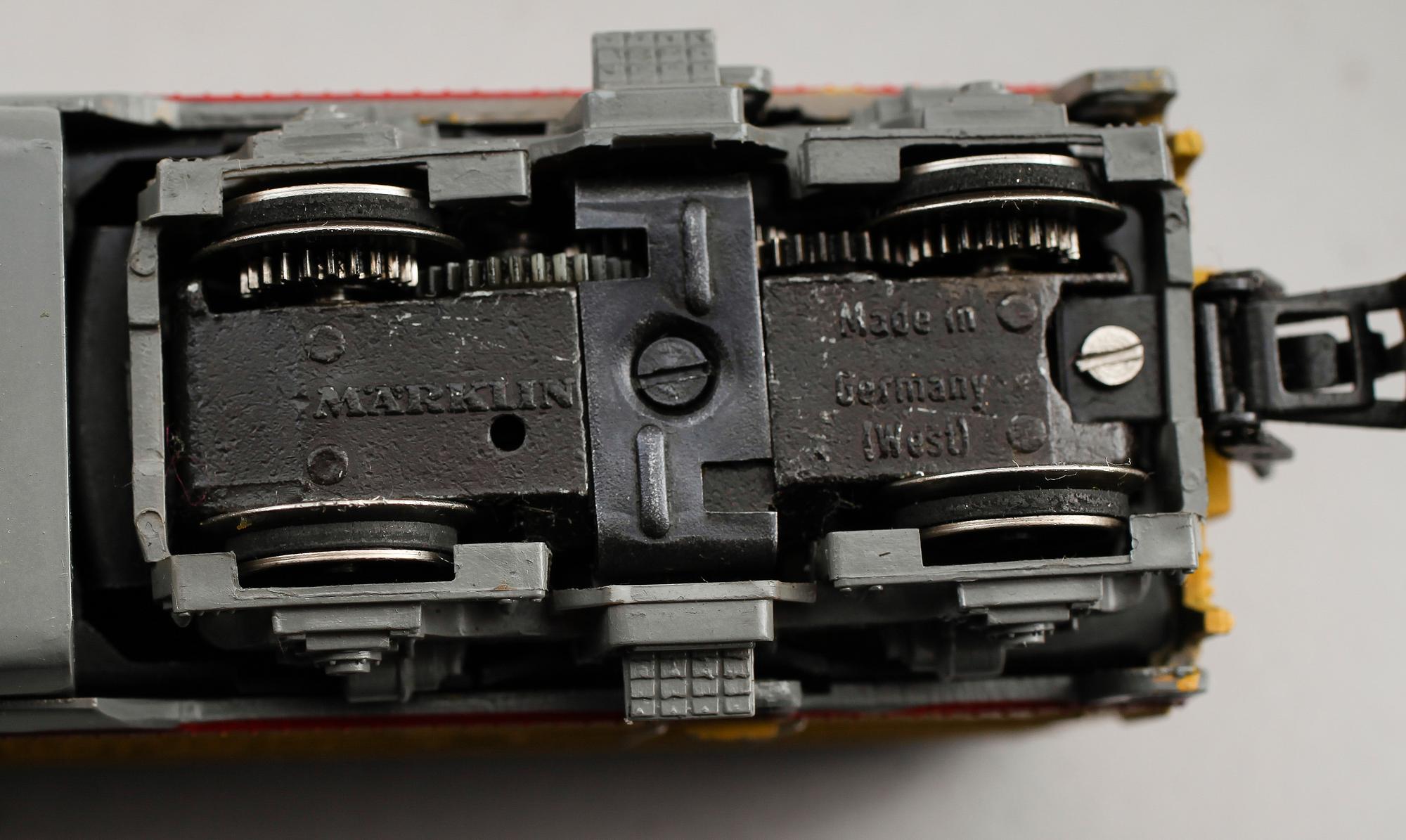 MODELLTÅGSLOK, 4 st, Märklin, Tyskland.