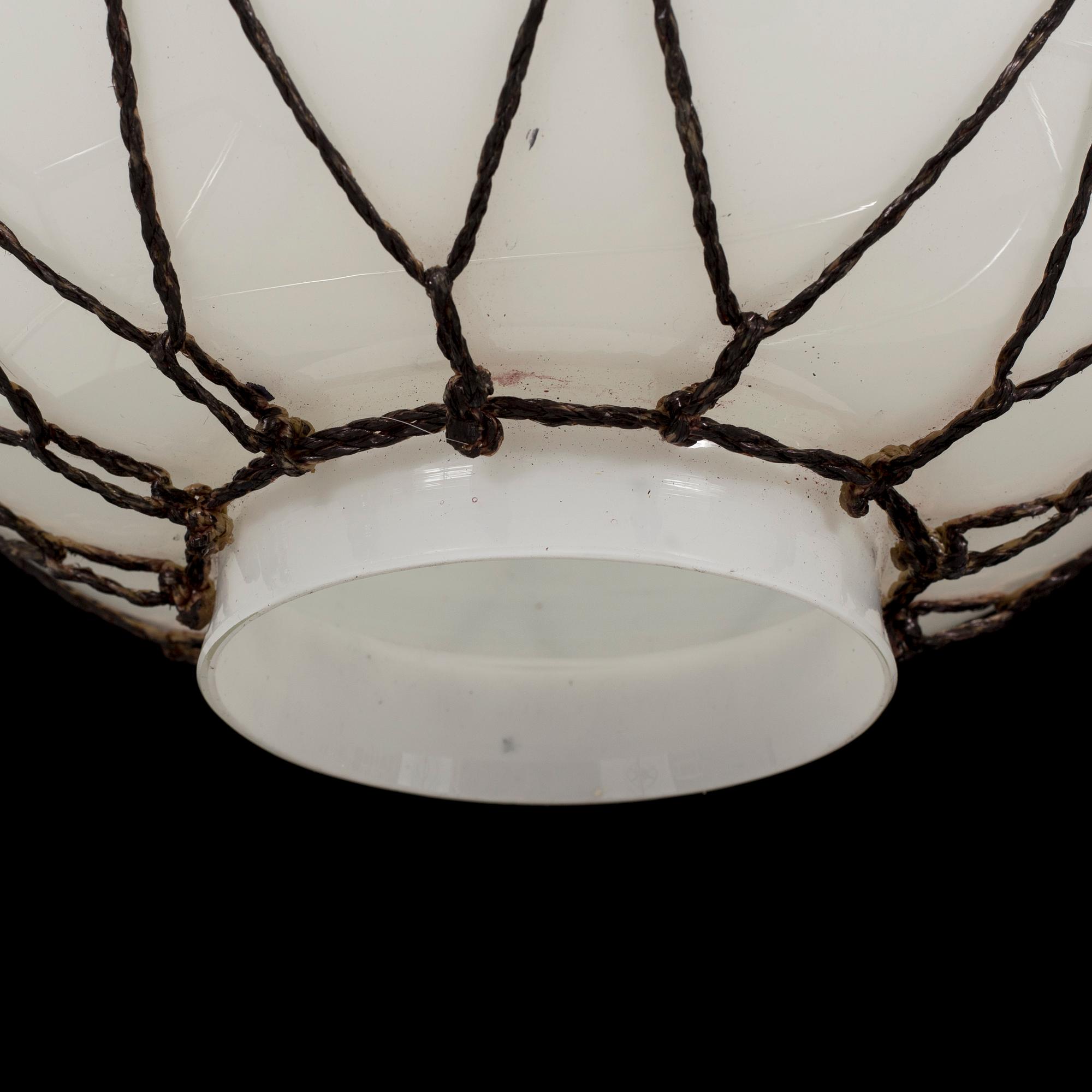 A pair of ceiling lamps first half of the 20th century.