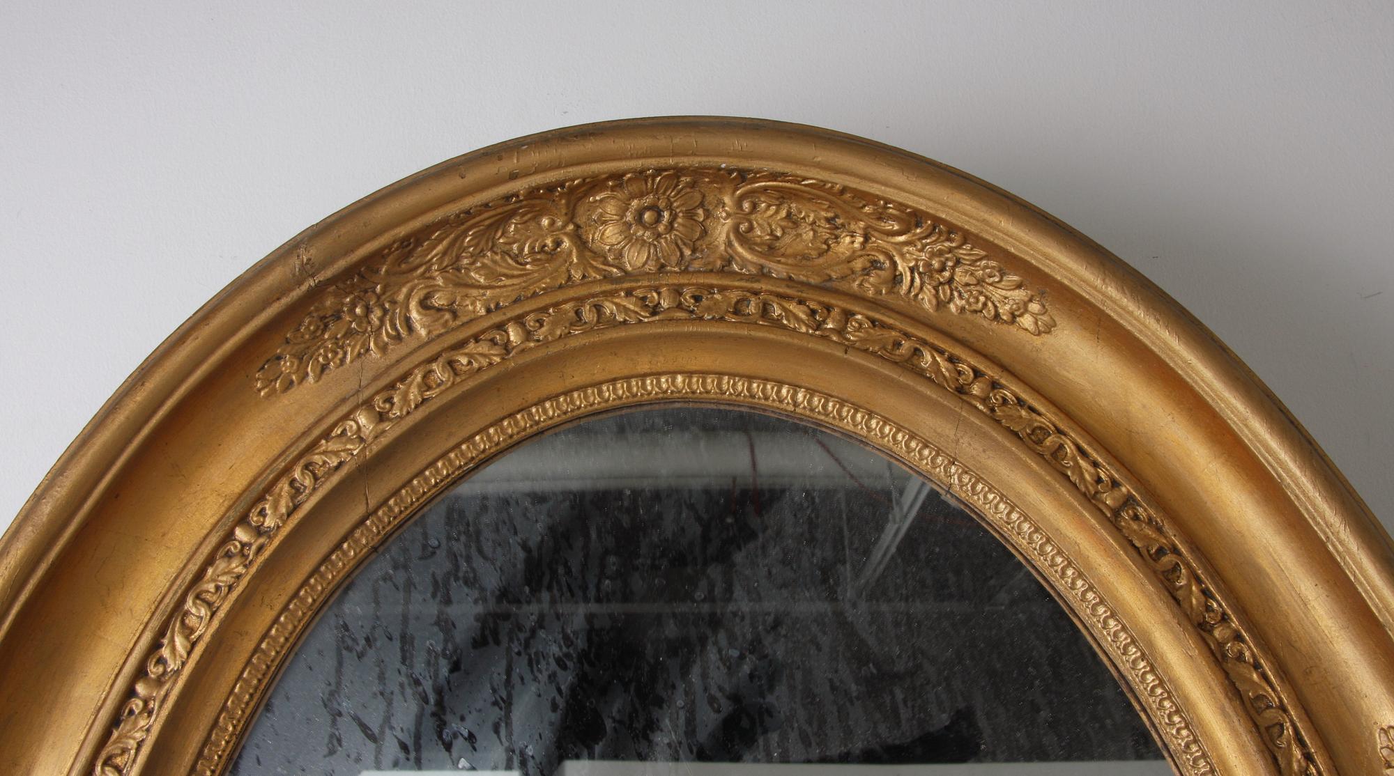 SPEGEL, senempire/nyrokoko, 1800-talets mitt.