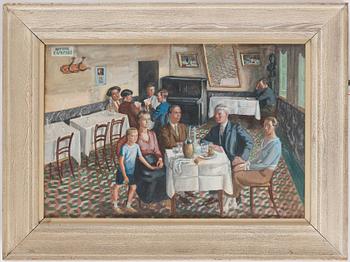 Arvid Fougstedt, "På restaurant Ballerini, Pietrasanta".