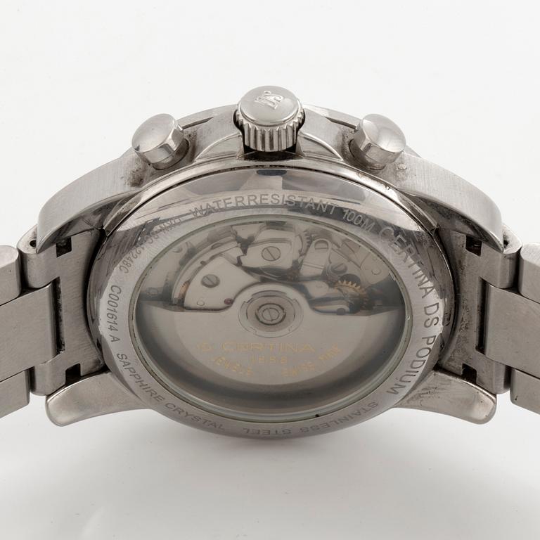 CERTINA, DS Podium, Valgranges, chronograph, wristwatch, 44 mm,