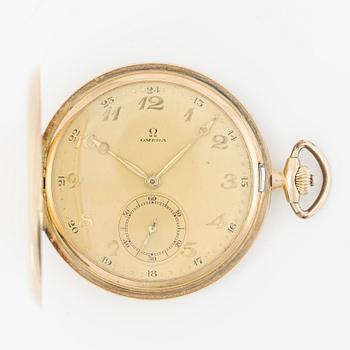 Omega, fickur, savonett, 47,5 mm.