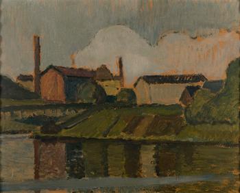 RAGNAR EKELUND, oil on board.