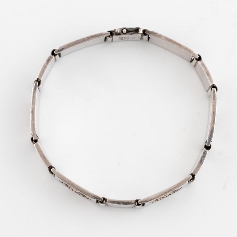 Georg Jensen, silver bracelet, Denmark.