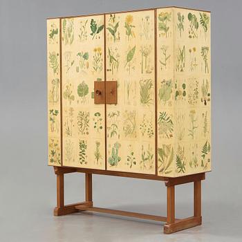 Josef Frank, skåp, "Flora", Firma Svenskt Tenn, modell 852, sannolikt 1950-60-tal.