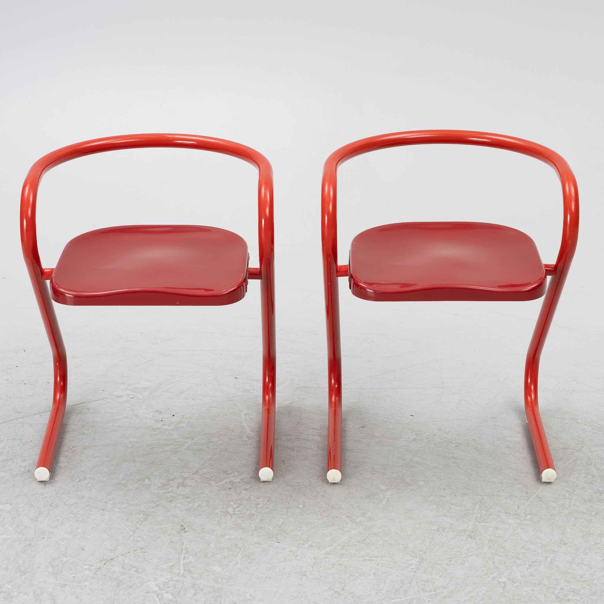 Börge Lindau, & Bo Lindekrantz, a set of 8 model S70-3 armchairs Lammhults.