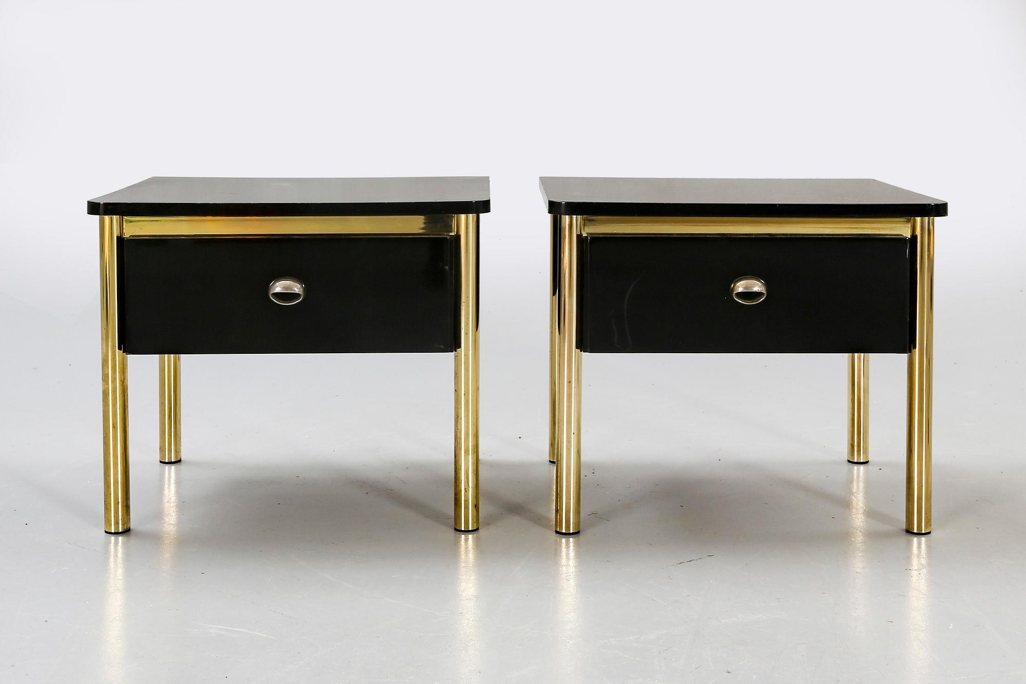 Bedside table, a couple, 1960s-70s.