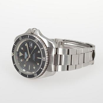 ARMBANDSUR, herr. Heuer 844 Monnin automatisk 200m professional 1979/80. Stål.