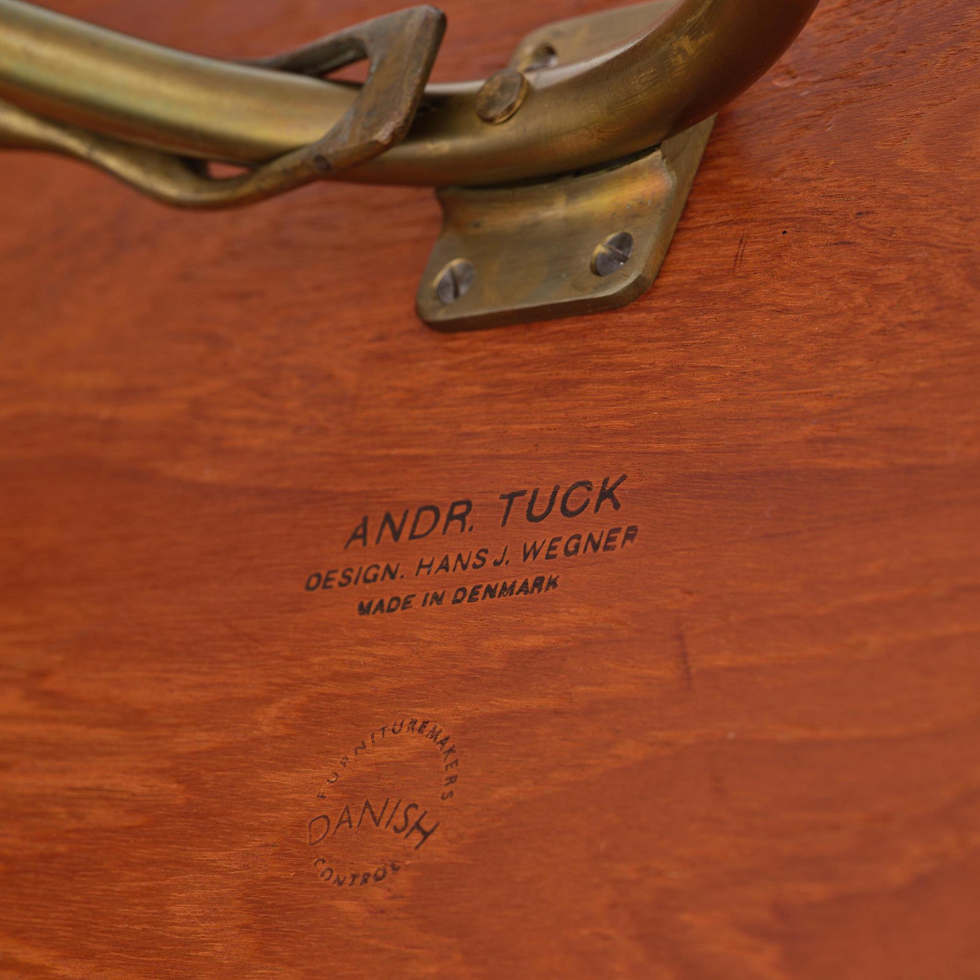 Hans J. Wegner, a dining table model "AT-304", Andreas Tuck, Denmark, 1960s.
