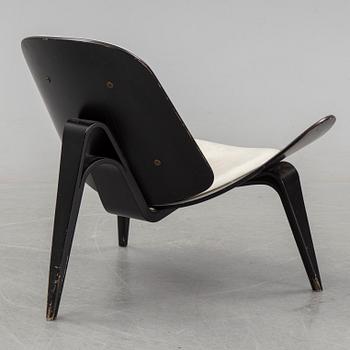 Hans J Wegner, a 'The Smiling Chair/CH07' easy chair from Carl Hansen & Søn, Odense, Denmark.