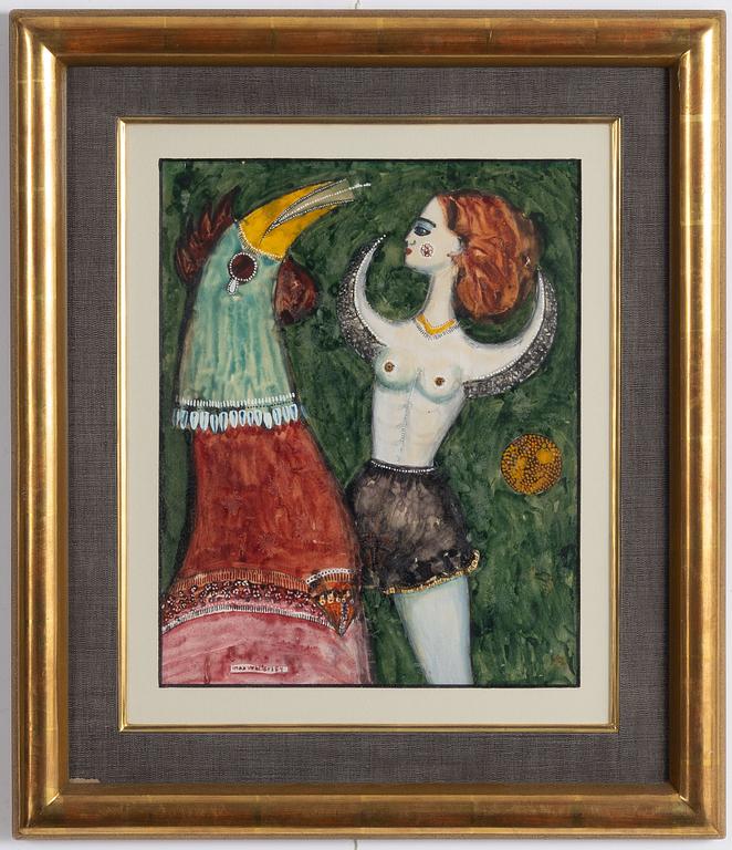 Max Walter Svanberg, Woman and Bird.