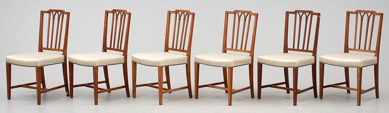 MATSALSGRUPP, 13 delar. Engelsk stil. 1900-tal.