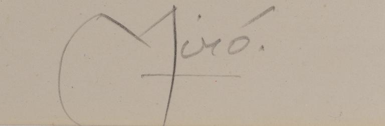 Joan Miró, "Papeles De Son Armandans" from: Joan Miró Drawings and Lithographs.