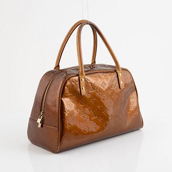 Louis Vuitton, a bronze vernis leather 'Tompkins Square' bag, 2001.