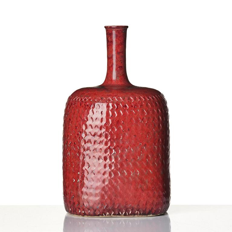 Stig Lindberg, a stoneware vase, Gustavsberg Studio, Sweden 1972.