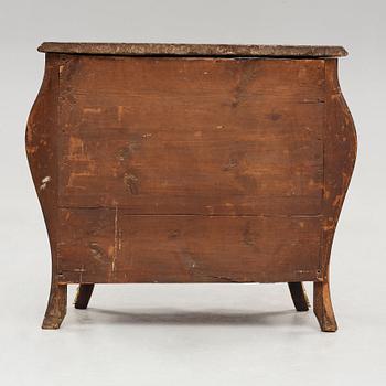 A Swedish Rococo 18th century commode by Gustaf Foltiern (master in Stockholm 1771-1804).