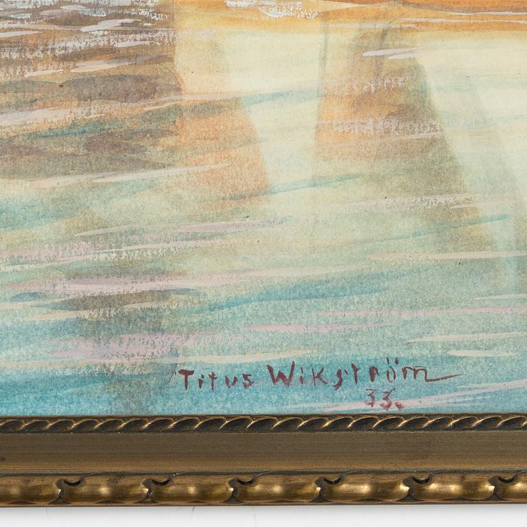 Titus Wikström, Segelbåtar i Sandhamn.