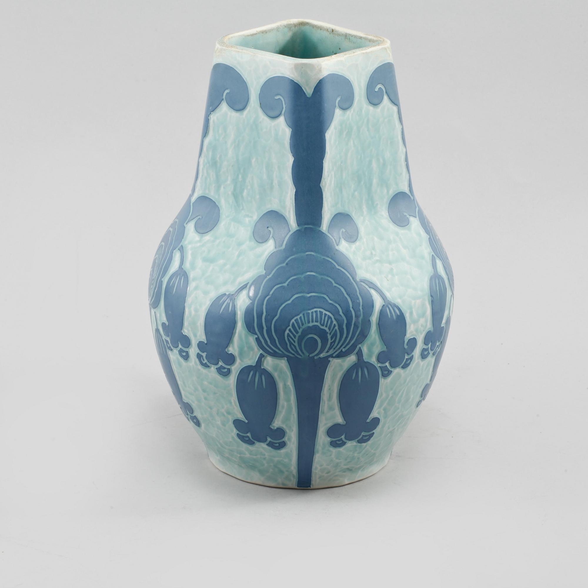 VAS, flintgods, Josef Ekberg, Gustavsberg, 1921.
