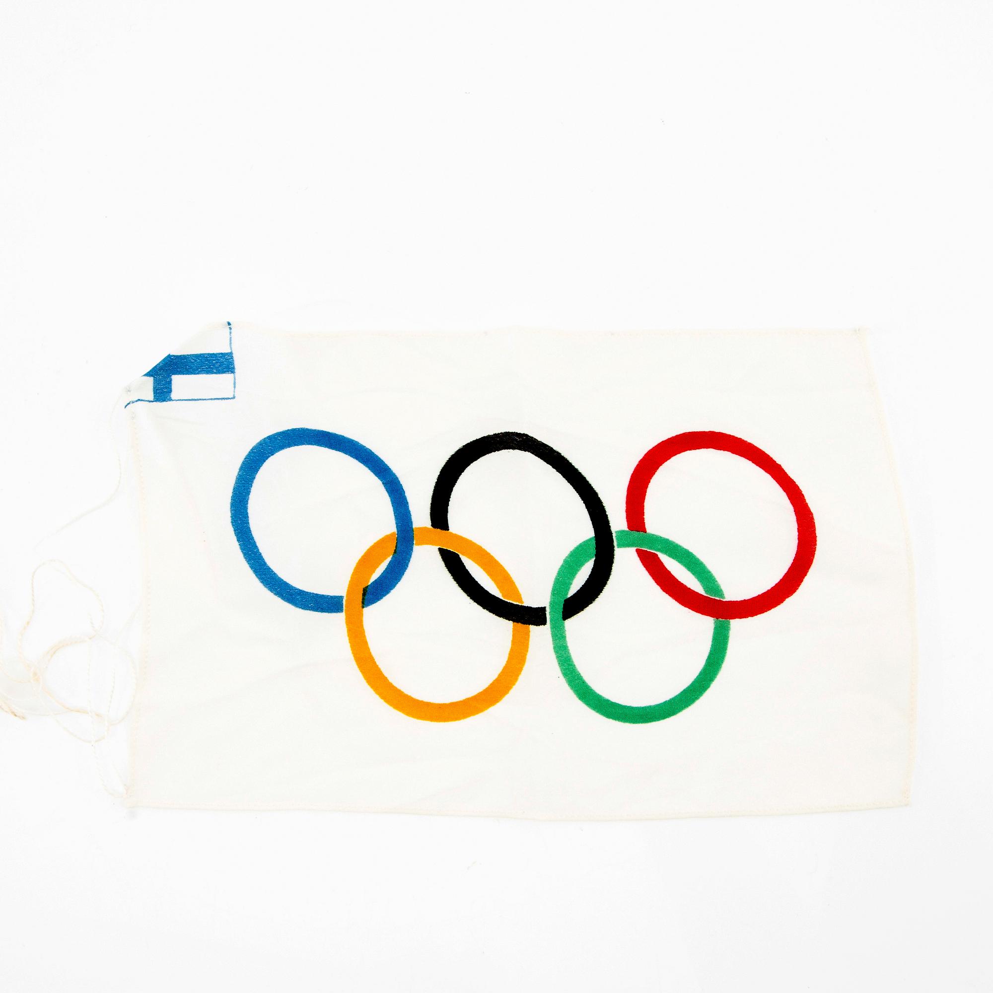 En samling Olympiad memorabilia.