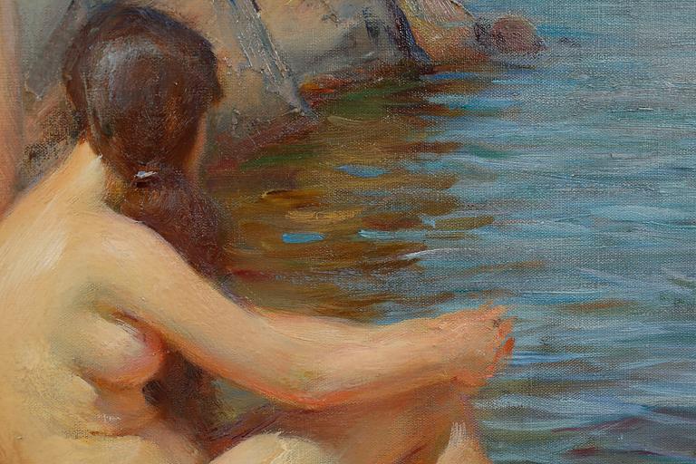 IVAR KAMKE, oil on canvas, signed and dated 1932.