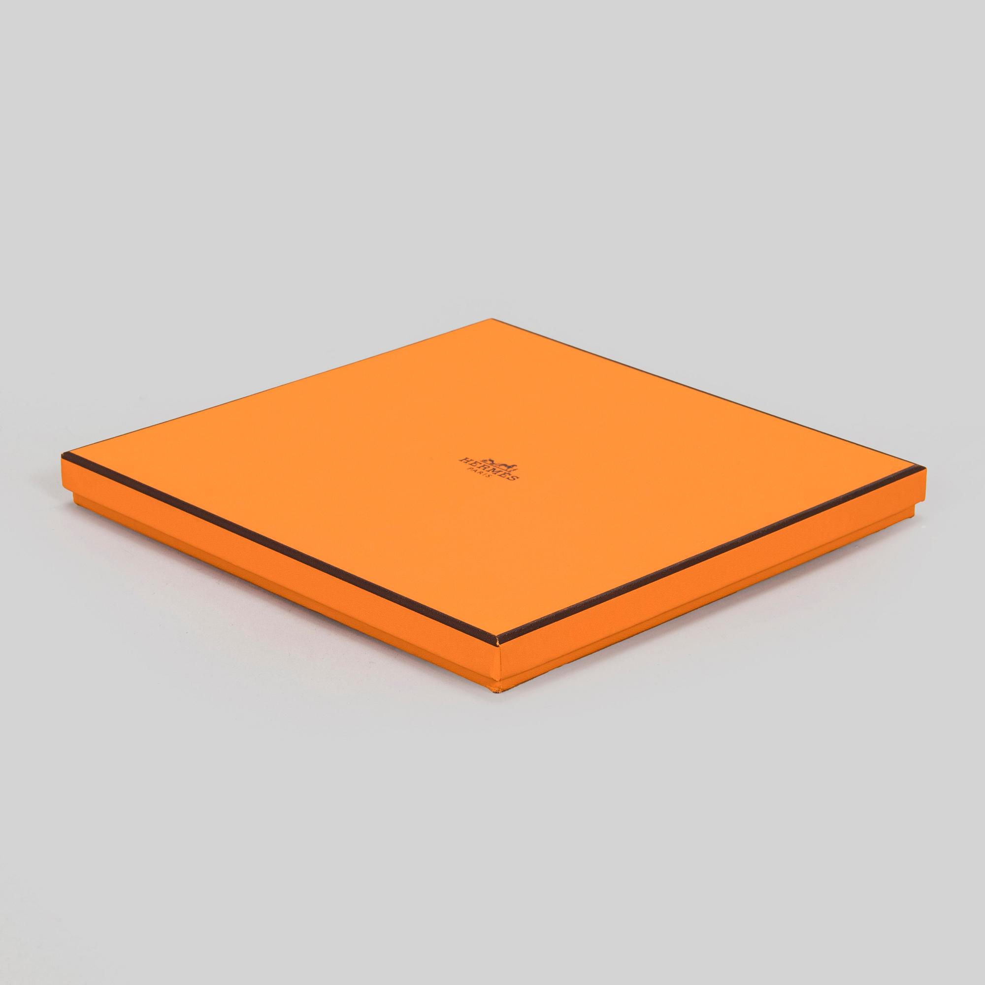 Hermès, a 'Tigre Royal Double Face' silk scarf.