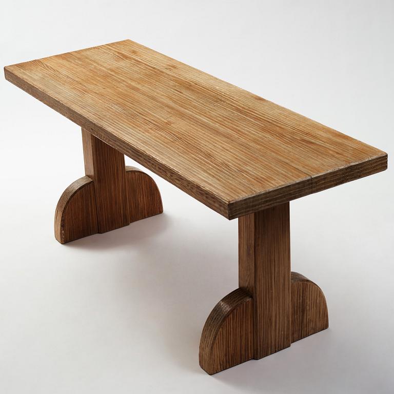 Axel Einar Hjorth, a 'Sandhamn' stained pine table, Nordiska Kompaniet, Sweden 1932.